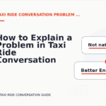 How to Explain a Problem in Taxi Ride Conversation English