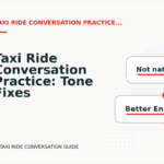 Taxi Ride Conversation Practice: Tone Fixes for Real Situations
